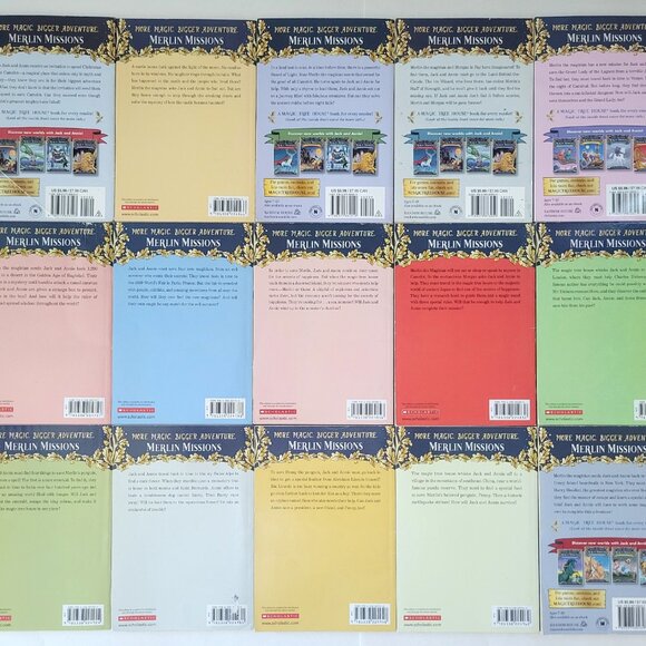 MAGIC TREE HOUSE MERLIN MISSION SERIES LOT OF 15 BOOKS MARY POPE OSBORN #1 - 22 - Picture 2 of 14